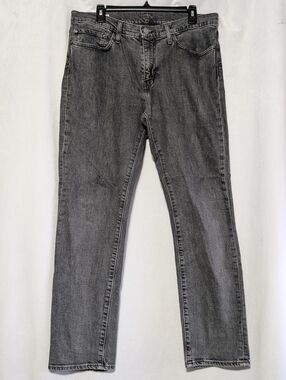 🌷Levi's Premium Men's 511 Gray Slim Fit Straight-Leg Jeans 34x30 Good Condition